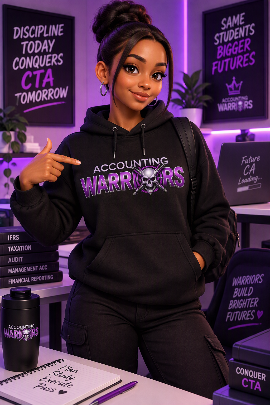 Black Warrior Hoodie